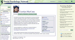 Desktop Screenshot of maccann.socialpsychology.org