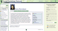 Desktop Screenshot of kawakami.socialpsychology.org