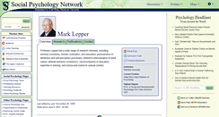 Desktop Screenshot of lepper.socialpsychology.org