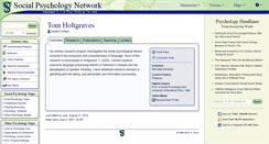Desktop Screenshot of holtgraves.socialpsychology.org