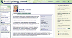 Desktop Screenshot of nezlek.socialpsychology.org