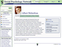 Tablet Screenshot of mehrabian.socialpsychology.org