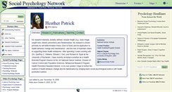 Desktop Screenshot of patrick.socialpsychology.org