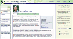 Desktop Screenshot of breckler.socialpsychology.org