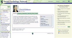 Desktop Screenshot of kuehnen.socialpsychology.org