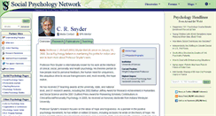 Desktop Screenshot of c.r.snyder.socialpsychology.org