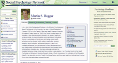 Desktop Screenshot of hagger.socialpsychology.org