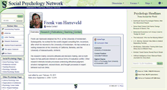 Desktop Screenshot of harreveld.socialpsychology.org