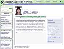 Tablet Screenshot of gervais.socialpsychology.org
