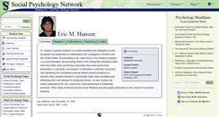 Desktop Screenshot of hansen.socialpsychology.org