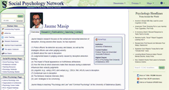 Desktop Screenshot of masip.socialpsychology.org