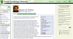 Desktop Screenshot of bjarne.holmes.socialpsychology.org