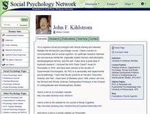 Tablet Screenshot of kihlstrom.socialpsychology.org