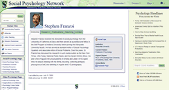 Desktop Screenshot of franzoi.socialpsychology.org