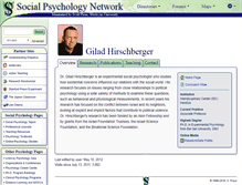 Tablet Screenshot of hirschberger.socialpsychology.org