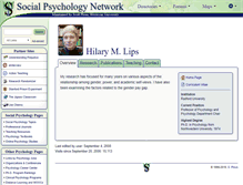 Tablet Screenshot of lips.socialpsychology.org