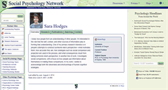 Desktop Screenshot of hodges.socialpsychology.org