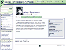 Tablet Screenshot of karremans.socialpsychology.org